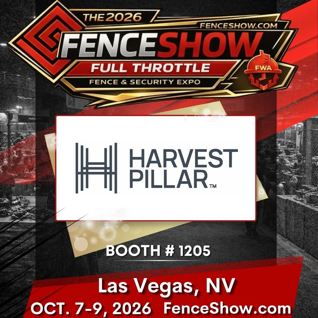 Harvest Pillar — Exhibitor at The 2026 Fence Show