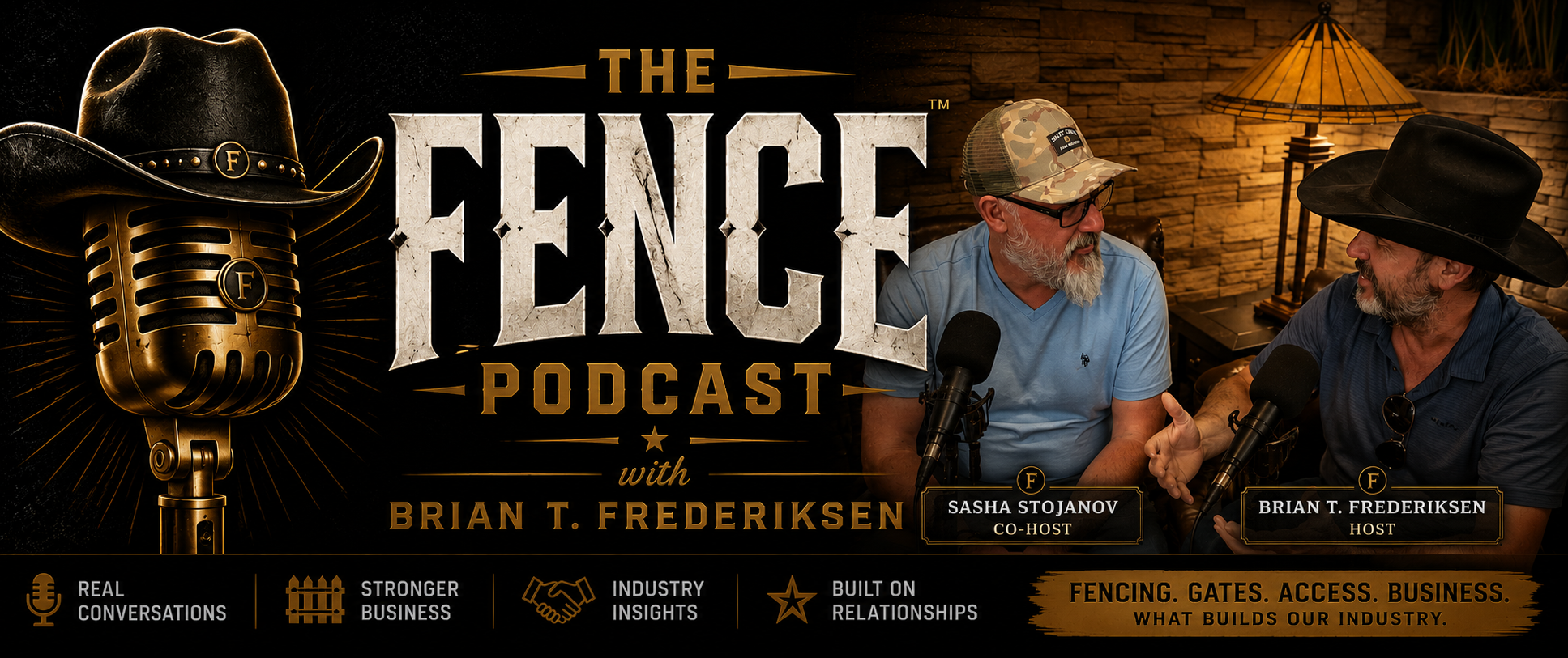 The Fence Podcast with Brian T. Frederiksen and co-host Sasha Stojanov