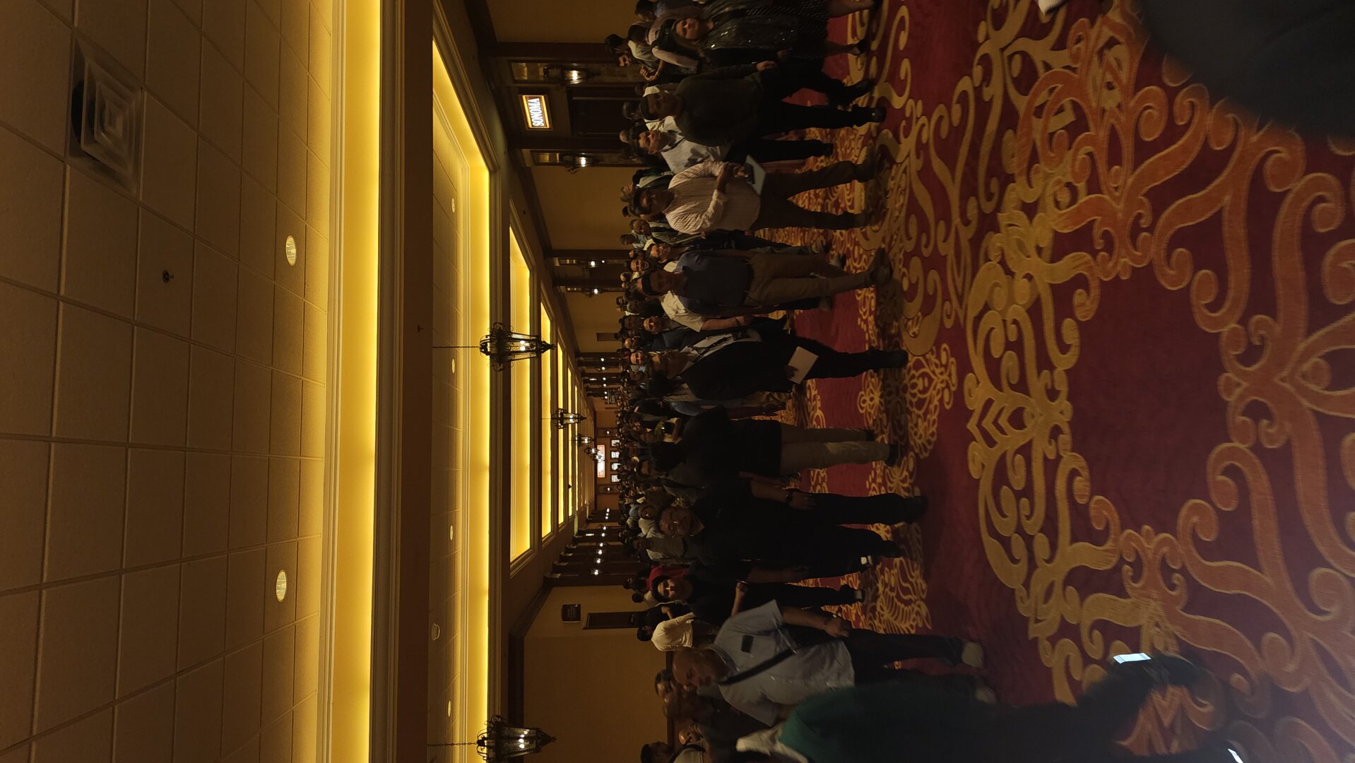 Evening networking event