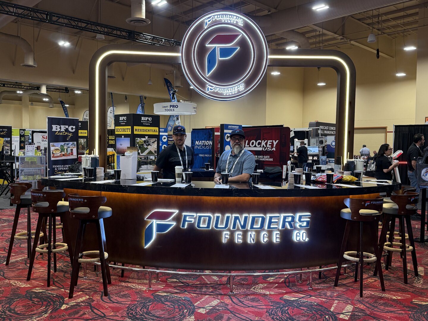 Exhibitor booth at The Fence Show 2025